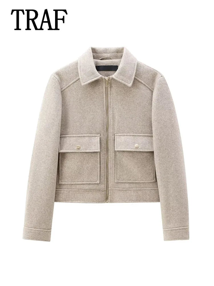 Winter Long Sleeve Zipper Jacket