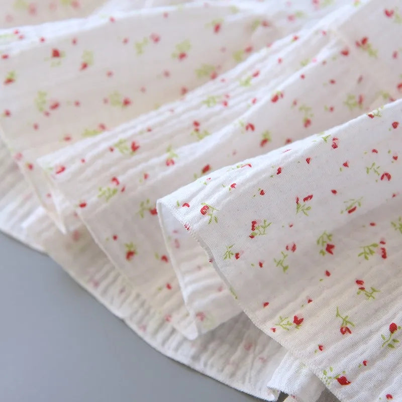 Long Pure Cotton Nightgown