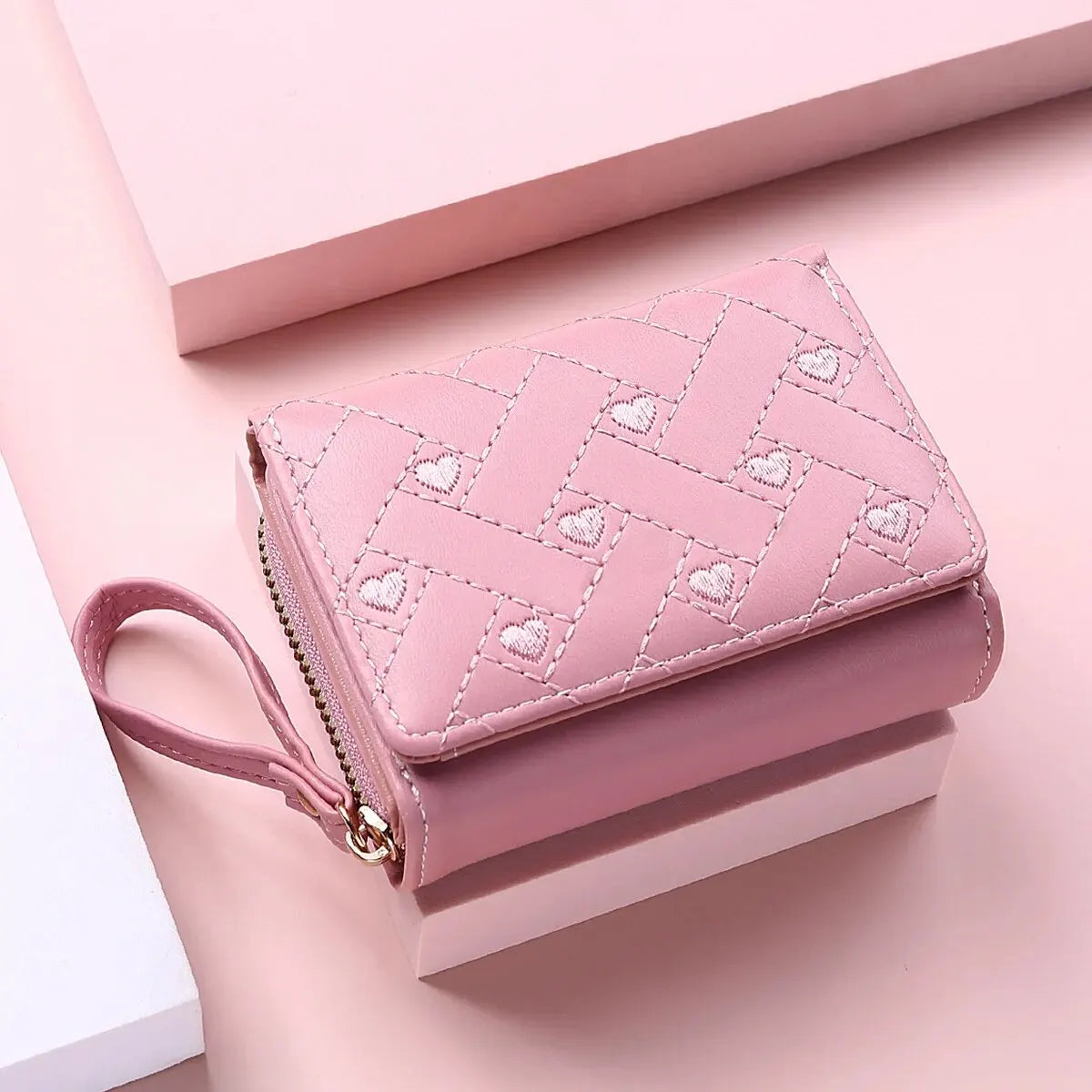 Women's Embroidered Love Wallet
