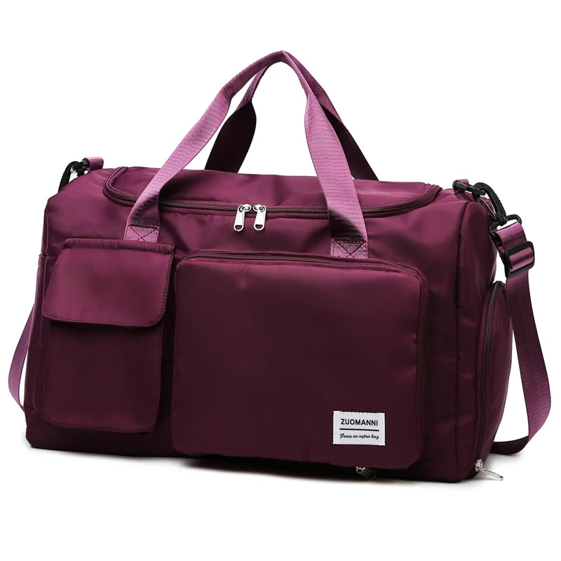 Large Capacity Weekender Overnight Duffle Bag