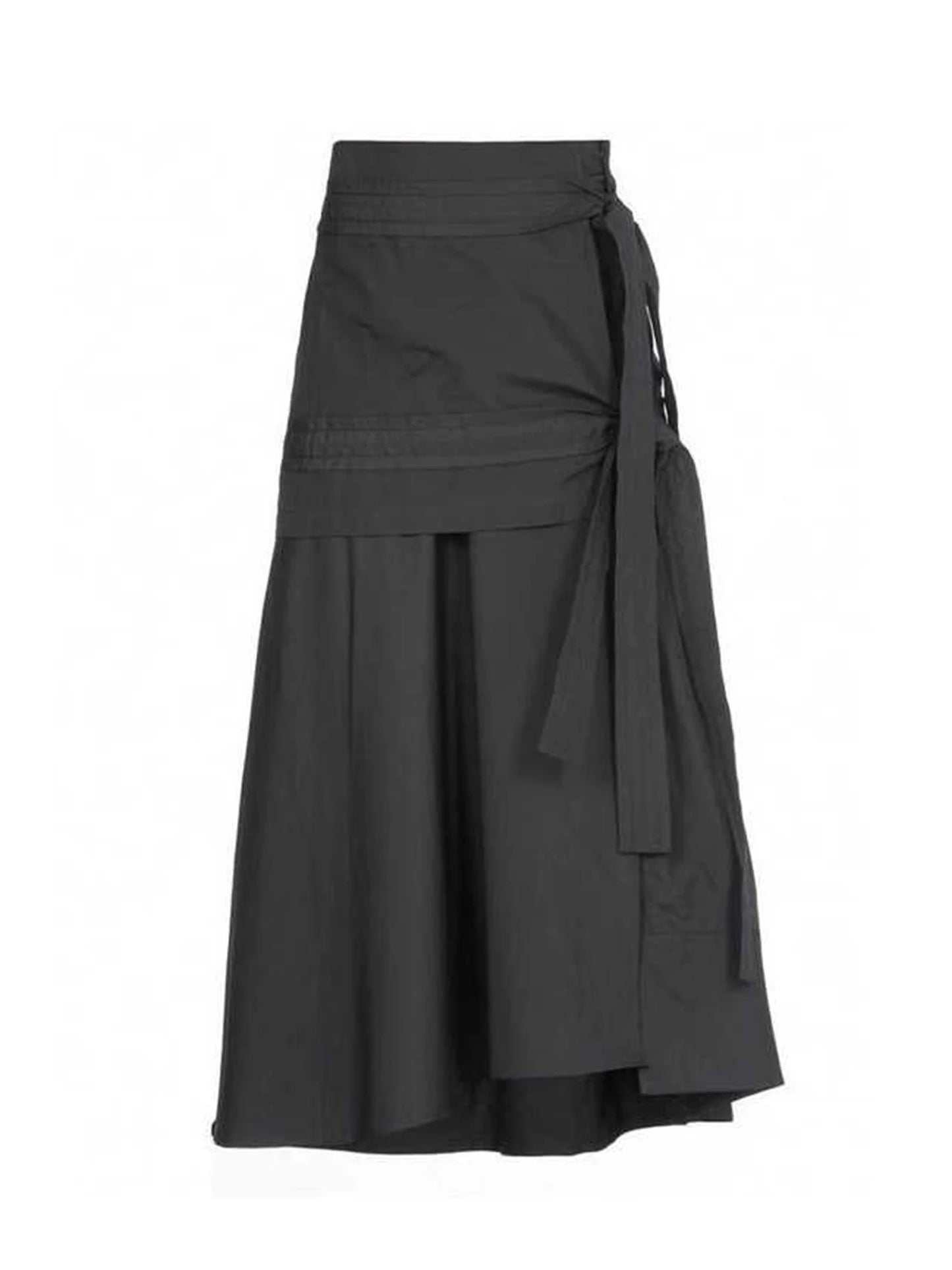 Women's Grey A-line Skirt