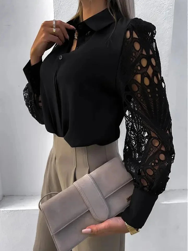 Lace Sleeve Blouse