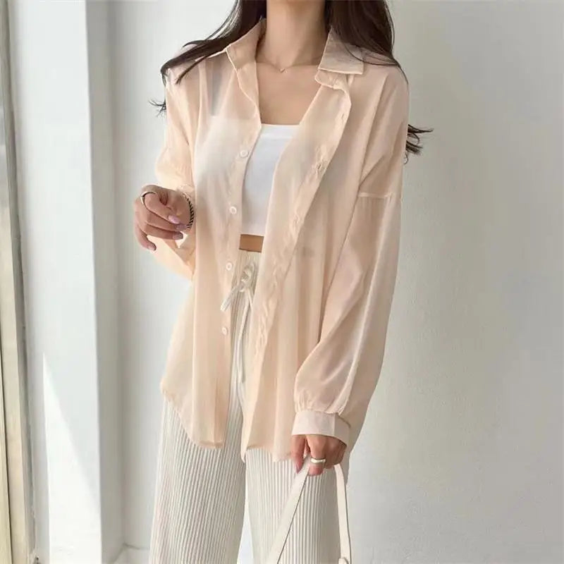 Women’s 7-Color Sheer Sun-Proof Summer Tops