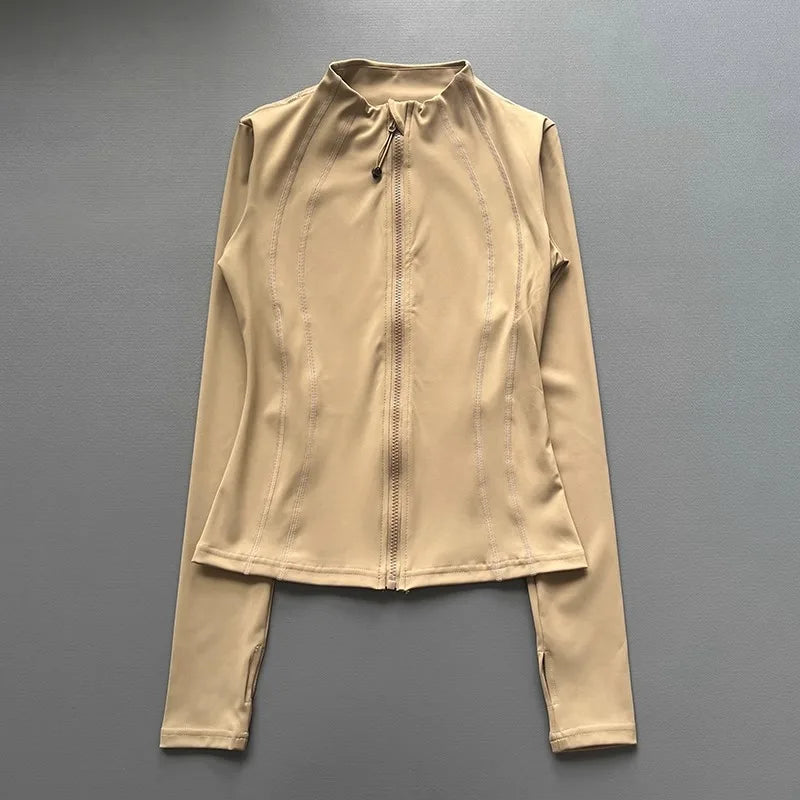 Windproof Fitted Yoga Jacket