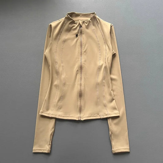 Windproof Fitted Yoga Jacket