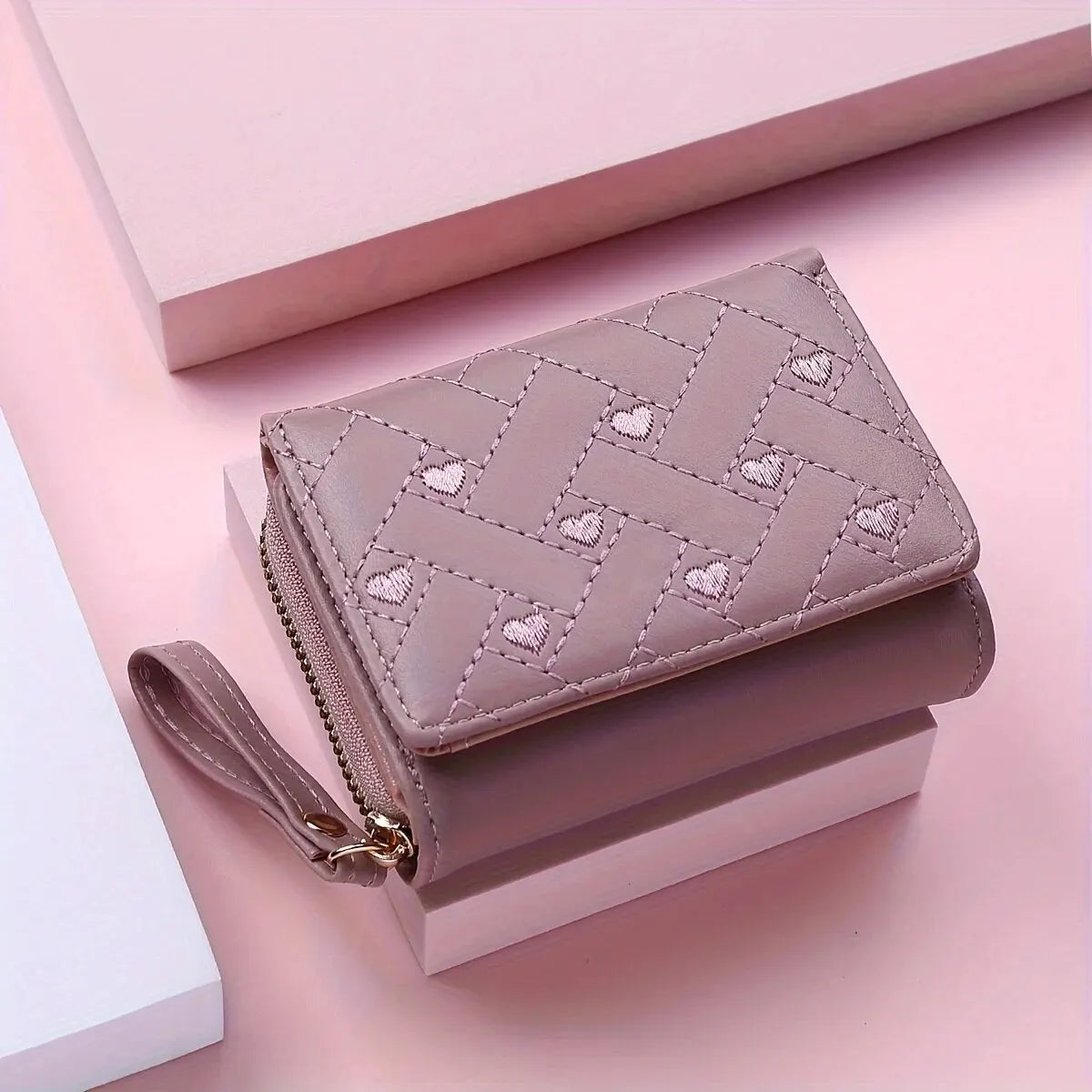 Women's Embroidered Love Wallet