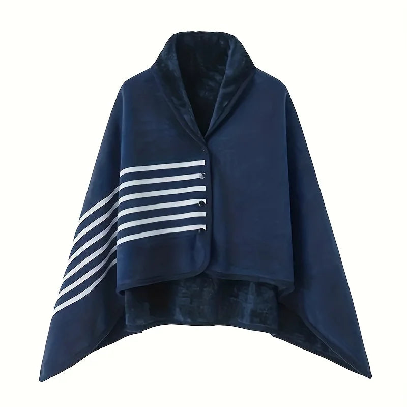 Flannel Blanket Shawl
