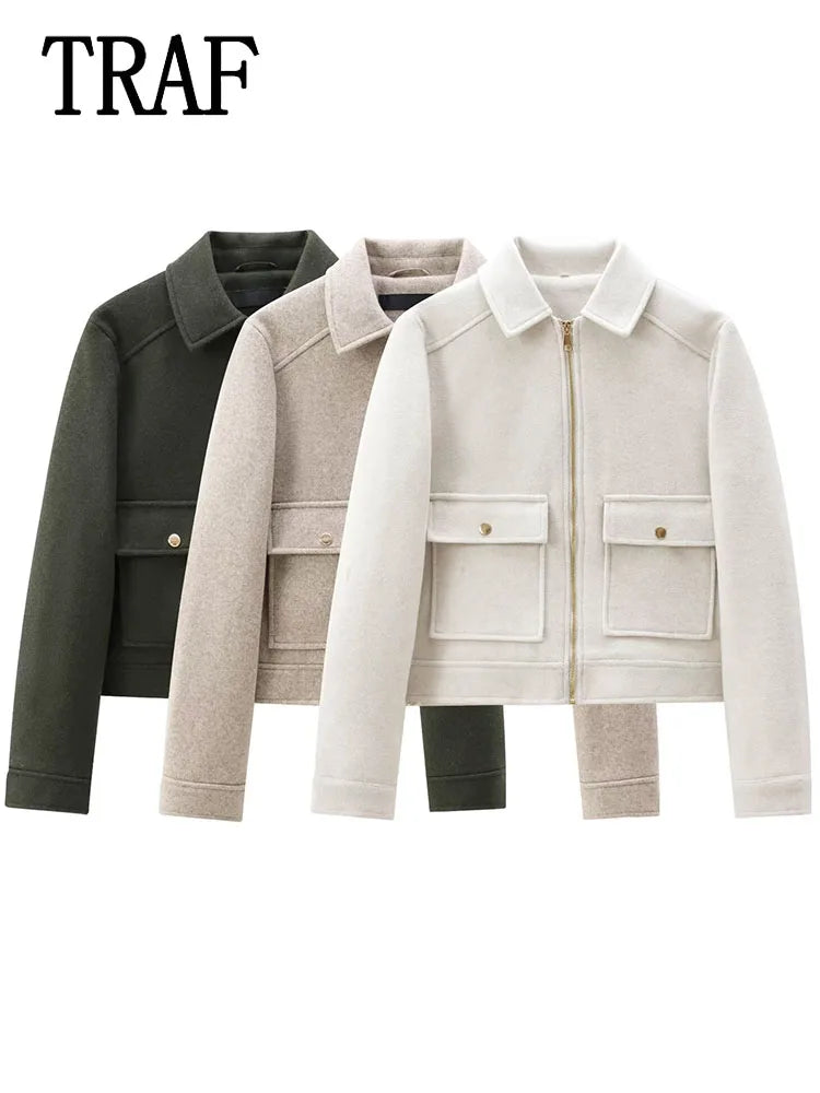 Winter Long Sleeve Zipper Jacket