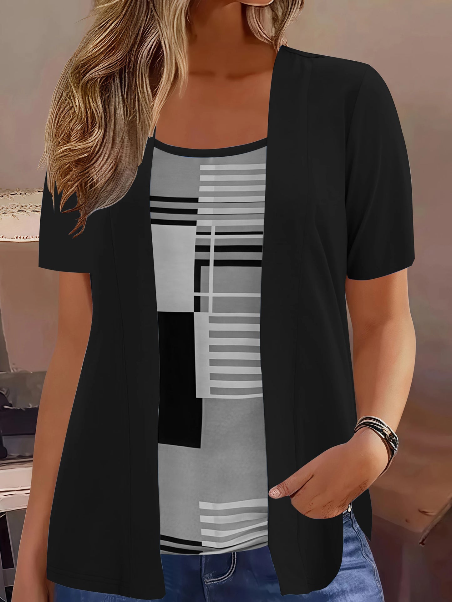 Plus Size Woman's Summer Casual Top