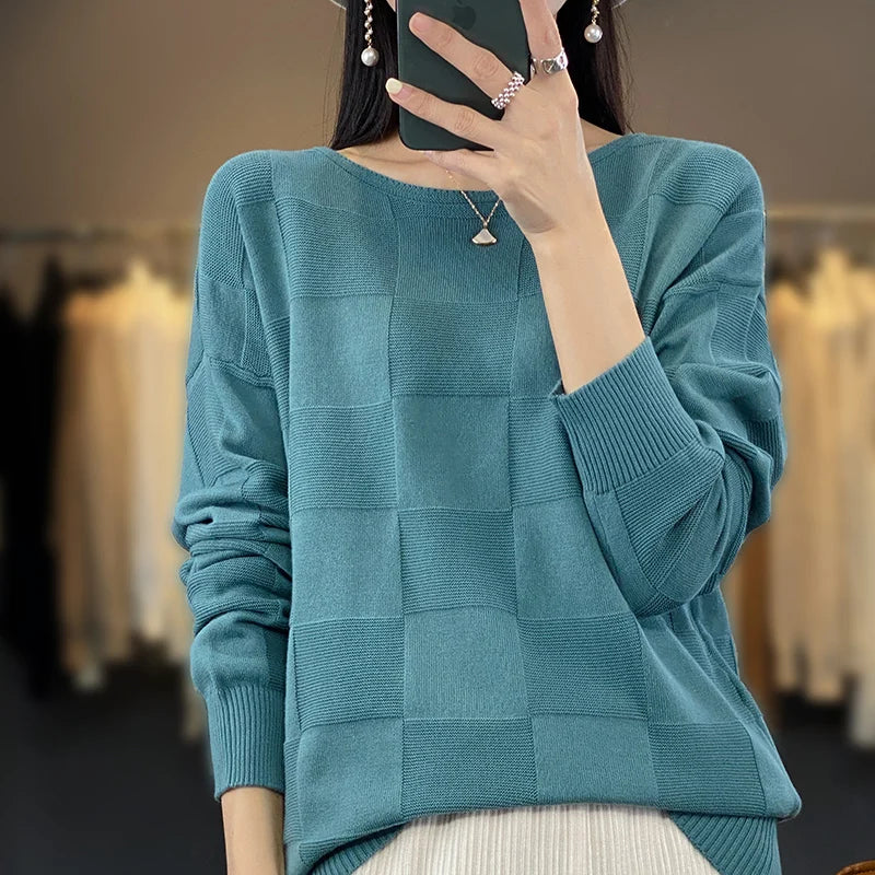 100% Cotton Pullover Sweater