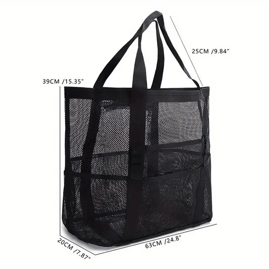 Large Capacity Mesh Beach Tote