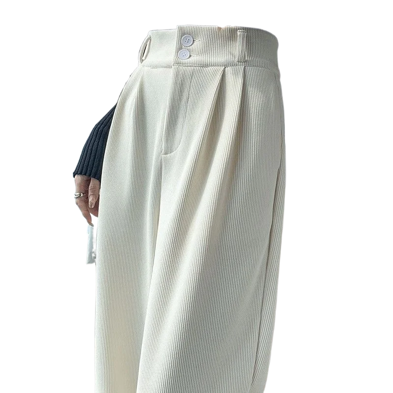 Wide Leg Corduroy Trouser