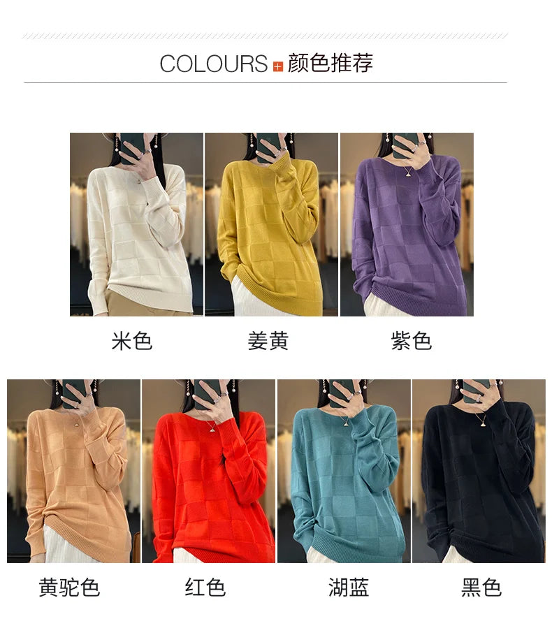 100% Cotton Pullover Sweater