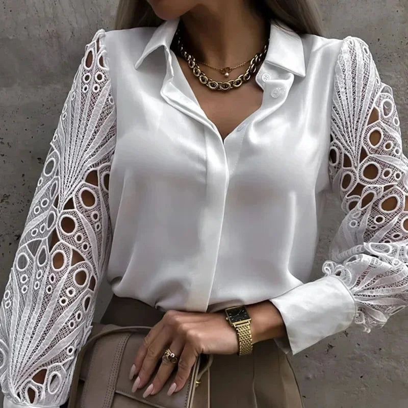 Lace Sleeve Blouse