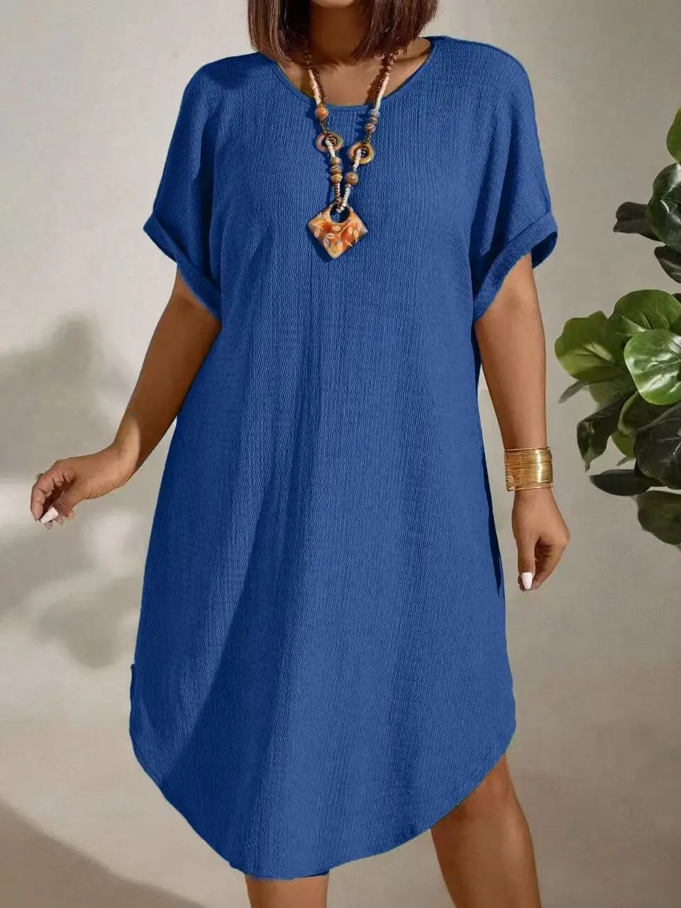 European and American plus size dress