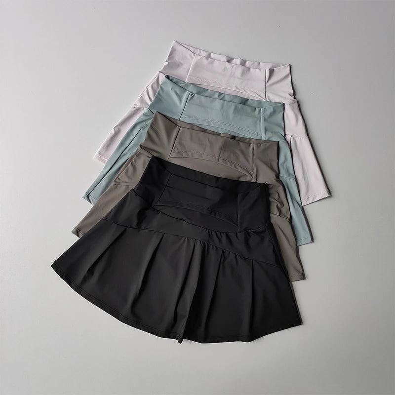 High Waisted Sports Short Skirt/skort