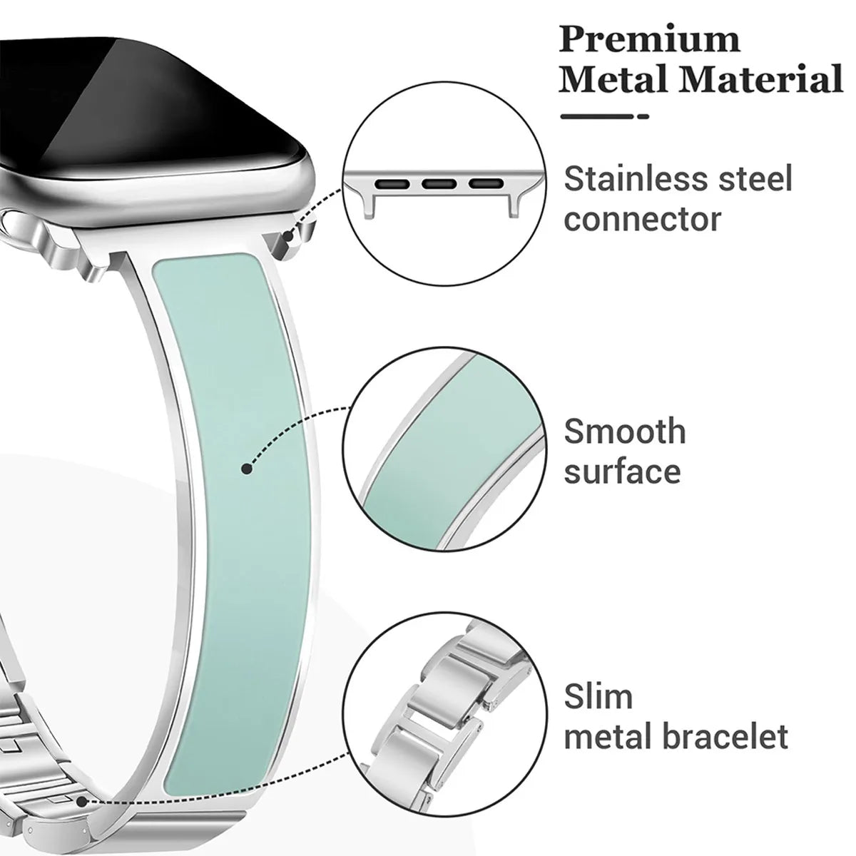 Bracelet strap that ADAPTS to Apple Watch