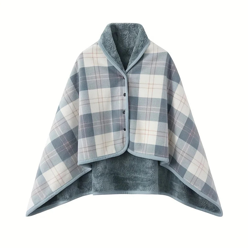 Flannel Blanket Shawl
