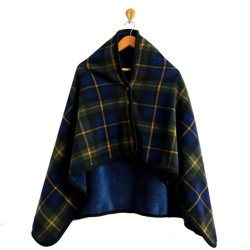 Flannel Blanket Shawl