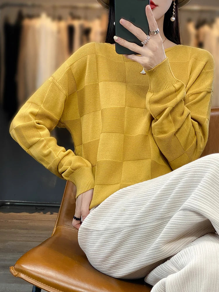 100% Cotton Pullover Sweater