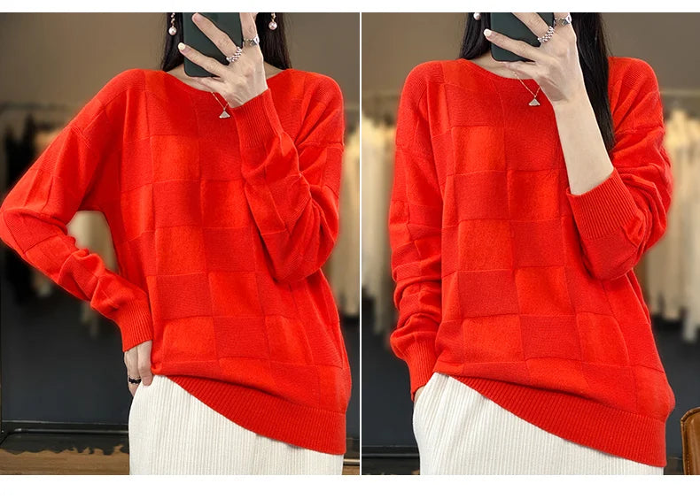 100% Cotton Pullover Sweater
