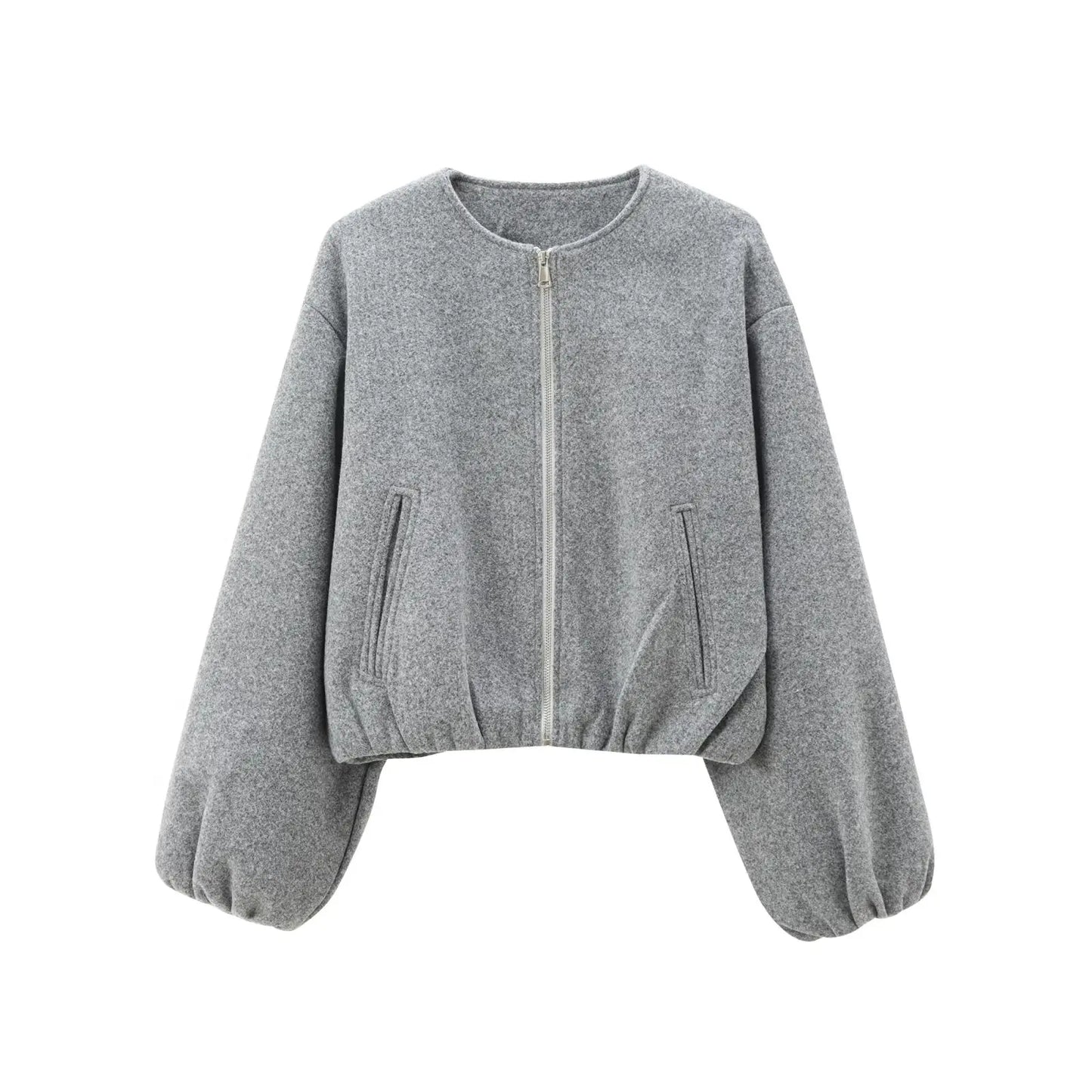 Zipper Bomber Jacket