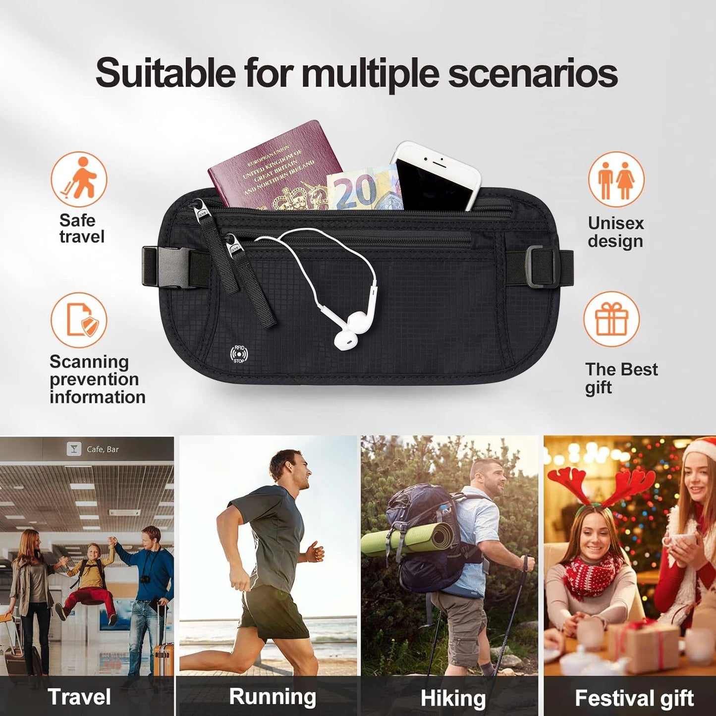 Travel Money Pouch