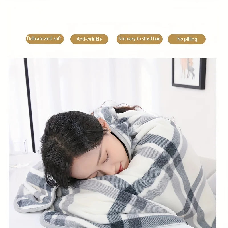 Flannel Blanket Shawl