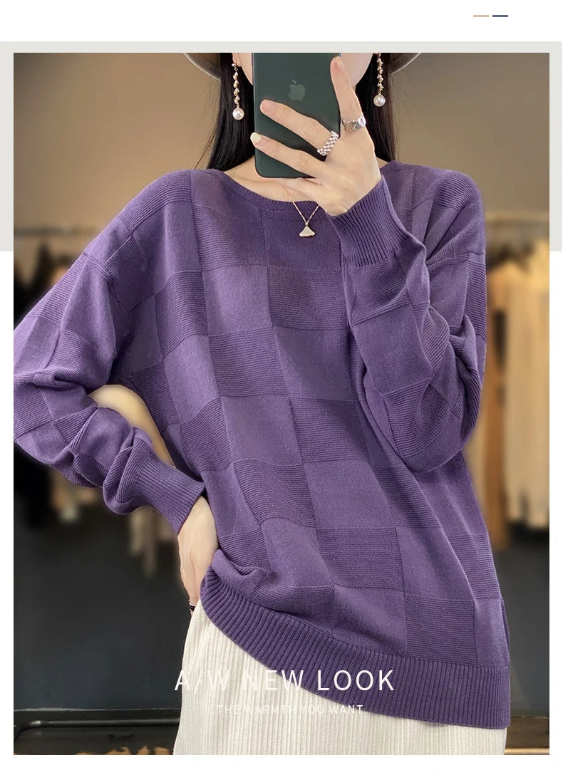 100% Cotton Pullover Sweater