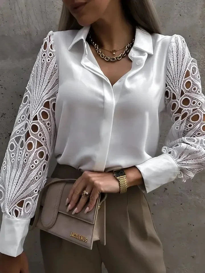 Lace Sleeve Blouse