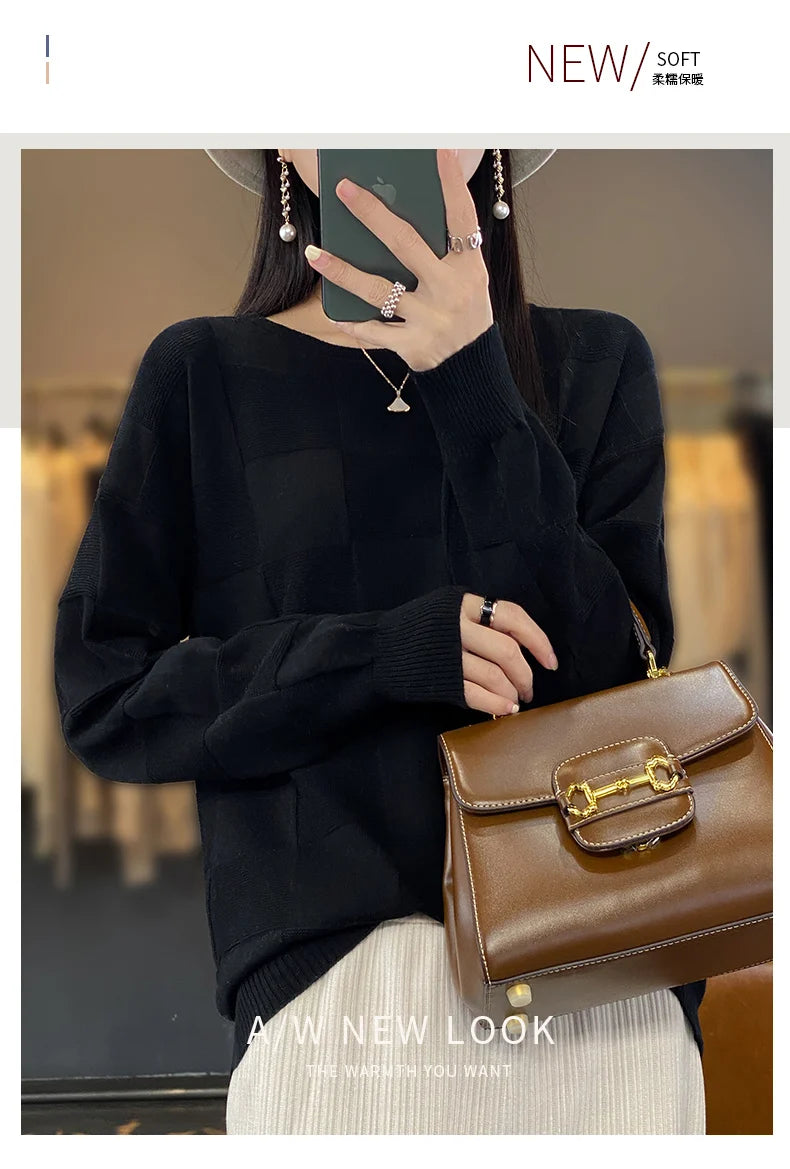 100% Cotton Pullover Sweater