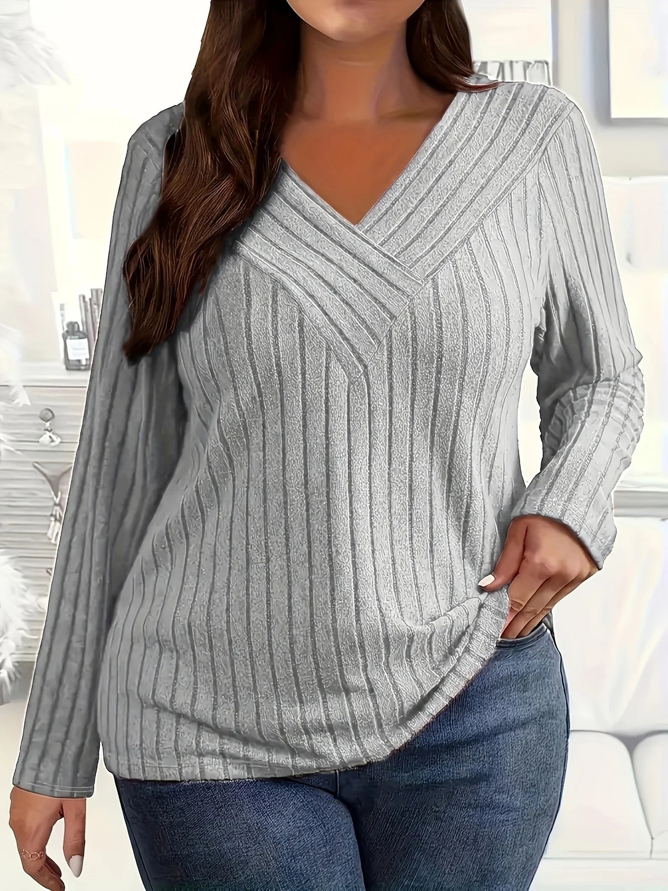 Plus Size  Casual Top