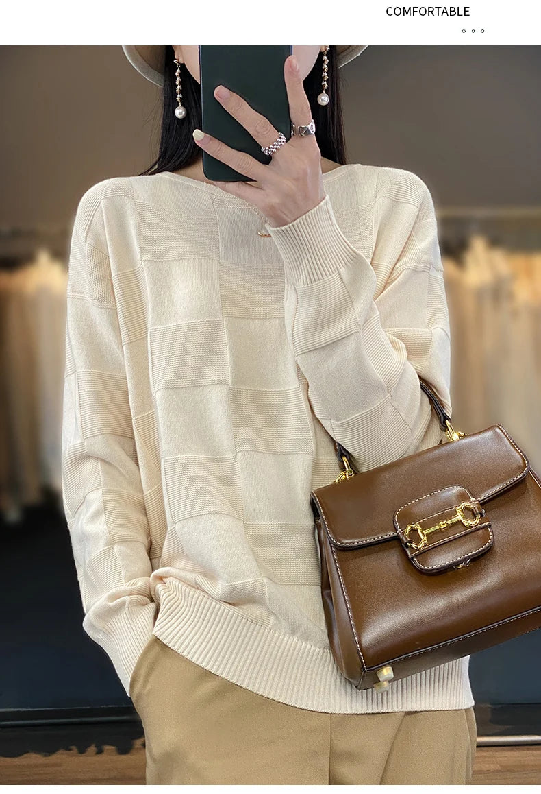 100% Cotton Pullover Sweater
