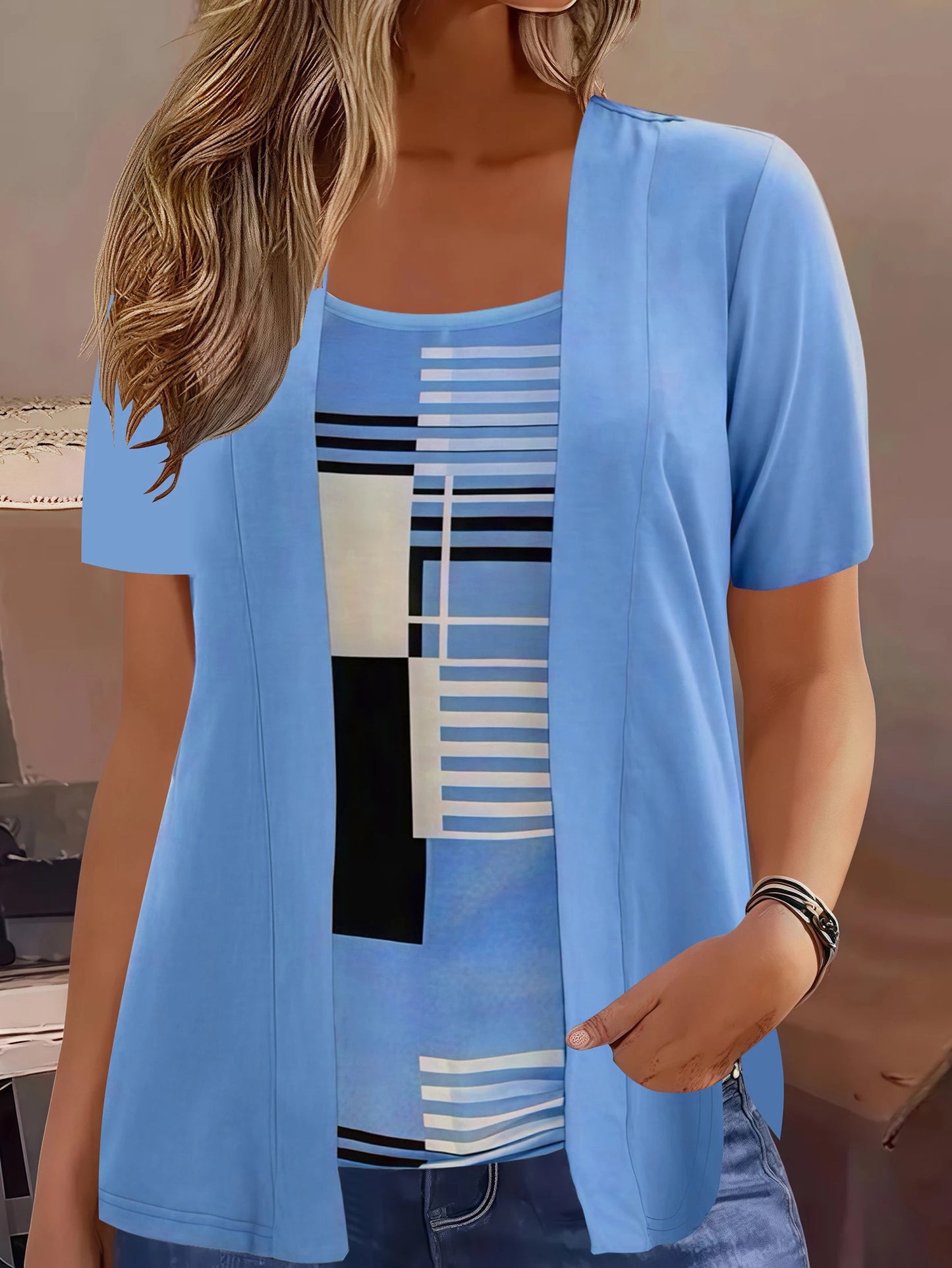 Plus Size Woman's Summer Casual Top