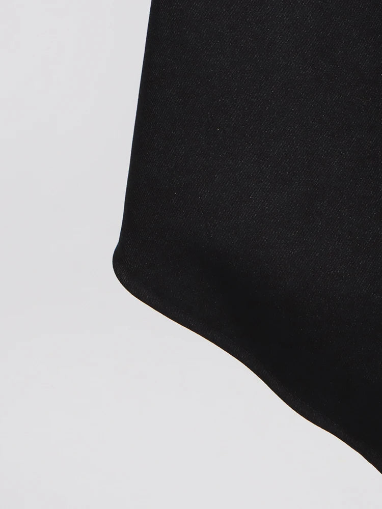 VGH Spliced Shawl Long Dress