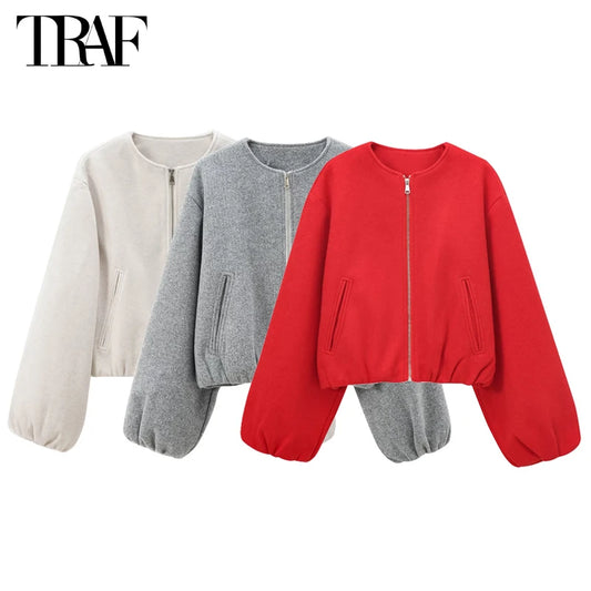 Zipper Bomber Jacket
