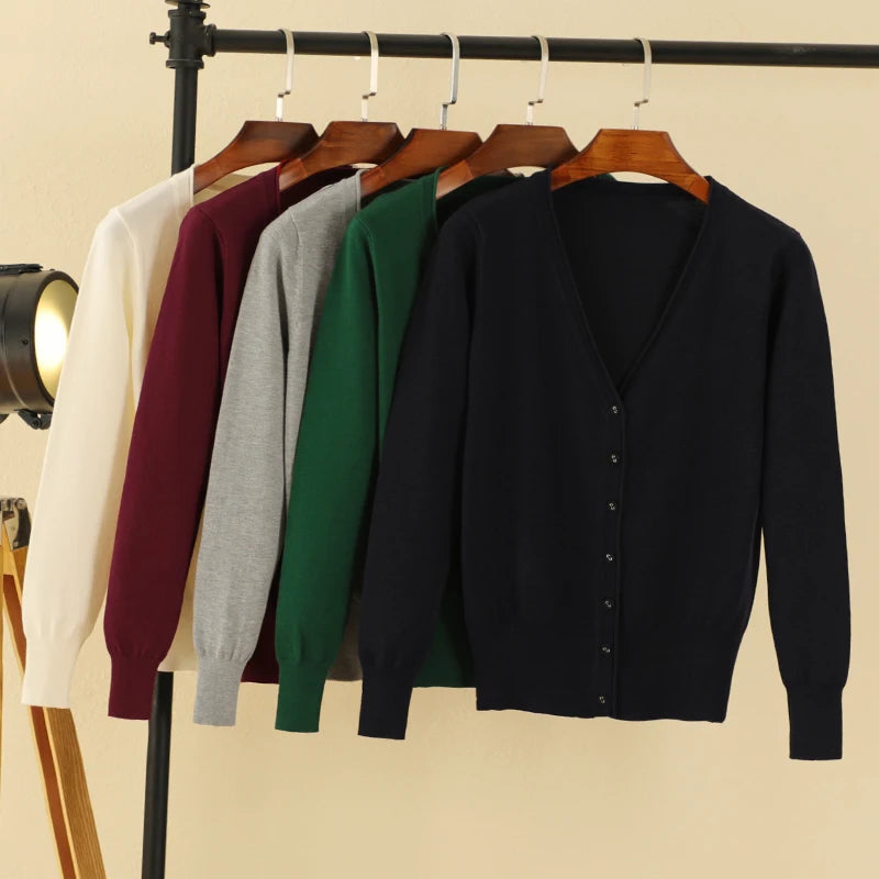 Long Sleeve Cropped Cardigan