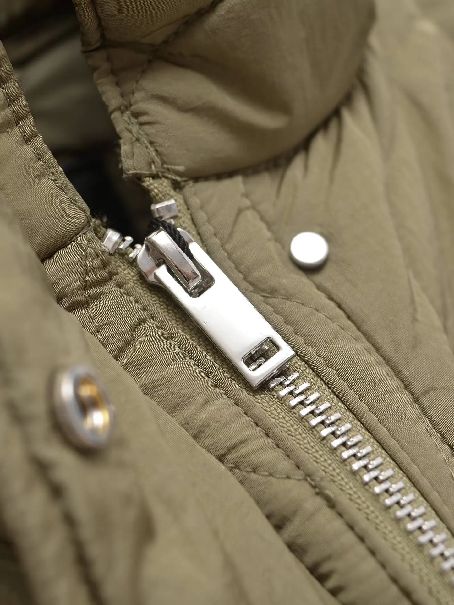 European and American zipper cotton jacket