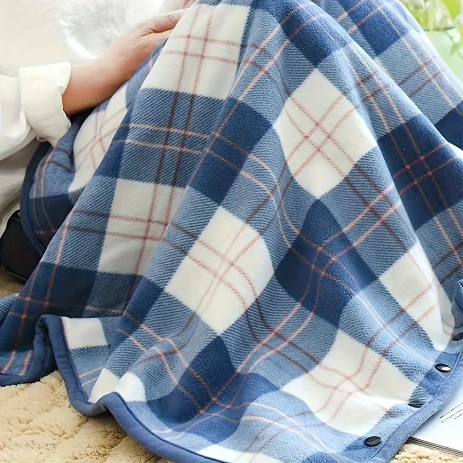 Flannel Blanket Shawl