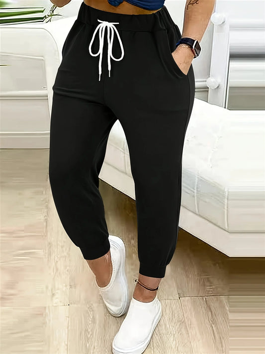 Plus size autumn and winter pocket leggings