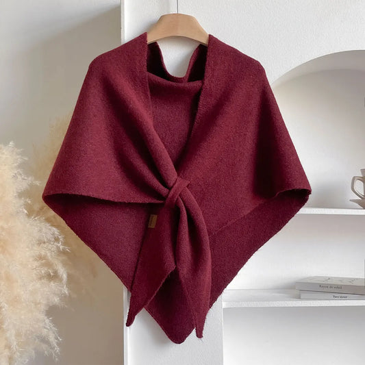 Solid Color Triangle Scarf