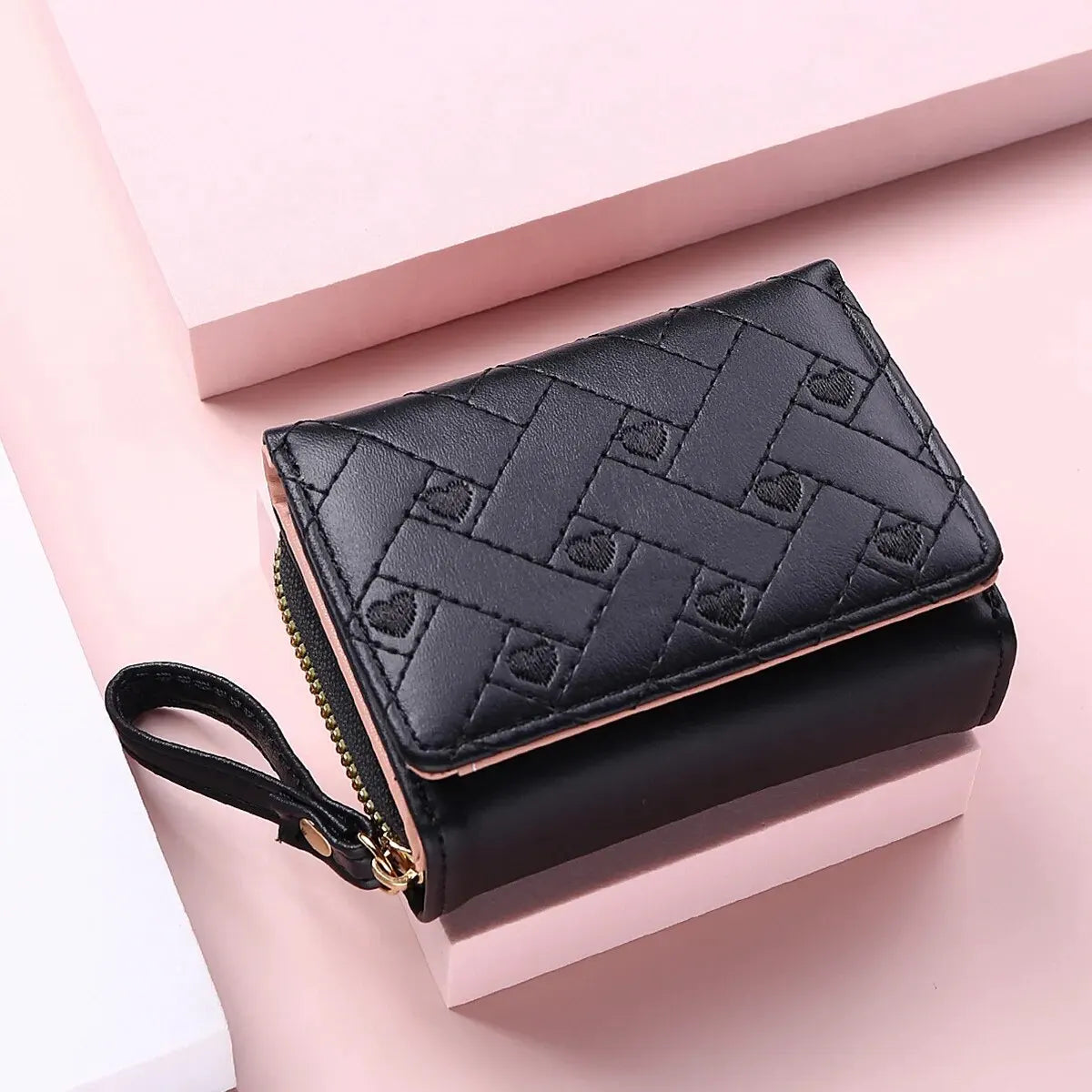 Women's Embroidered Love Wallet