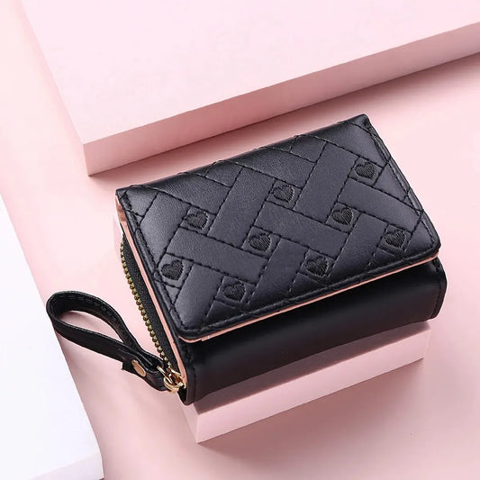 Women's Embroidered Love Wallet