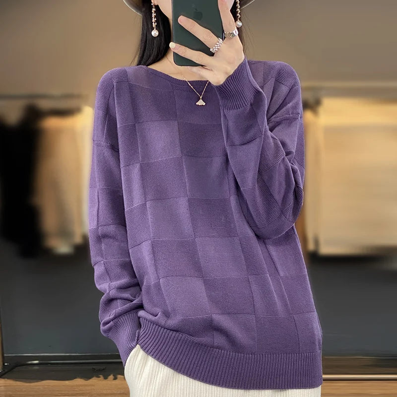100% Cotton Pullover Sweater