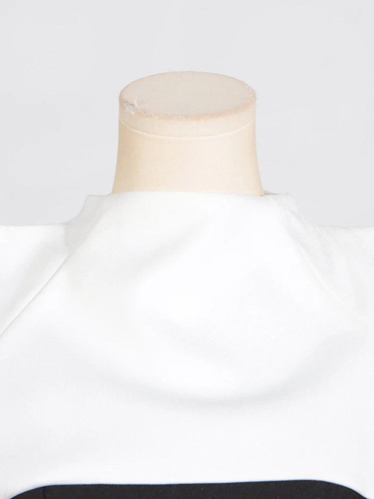 VGH Spliced Shawl Long Dress