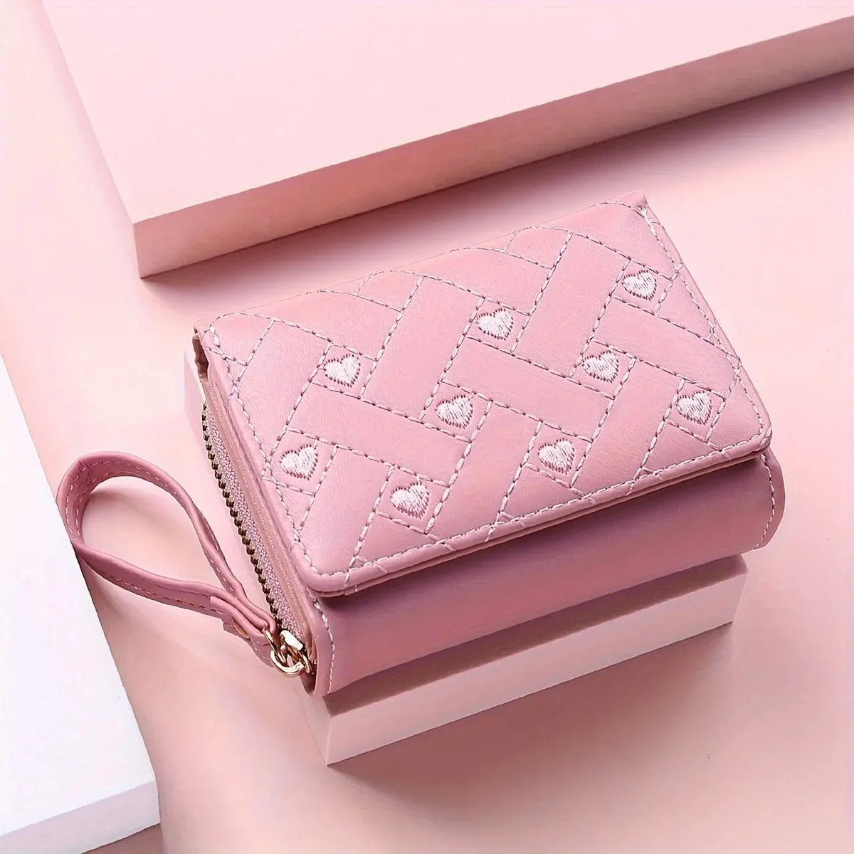 Women's Embroidered Love Wallet