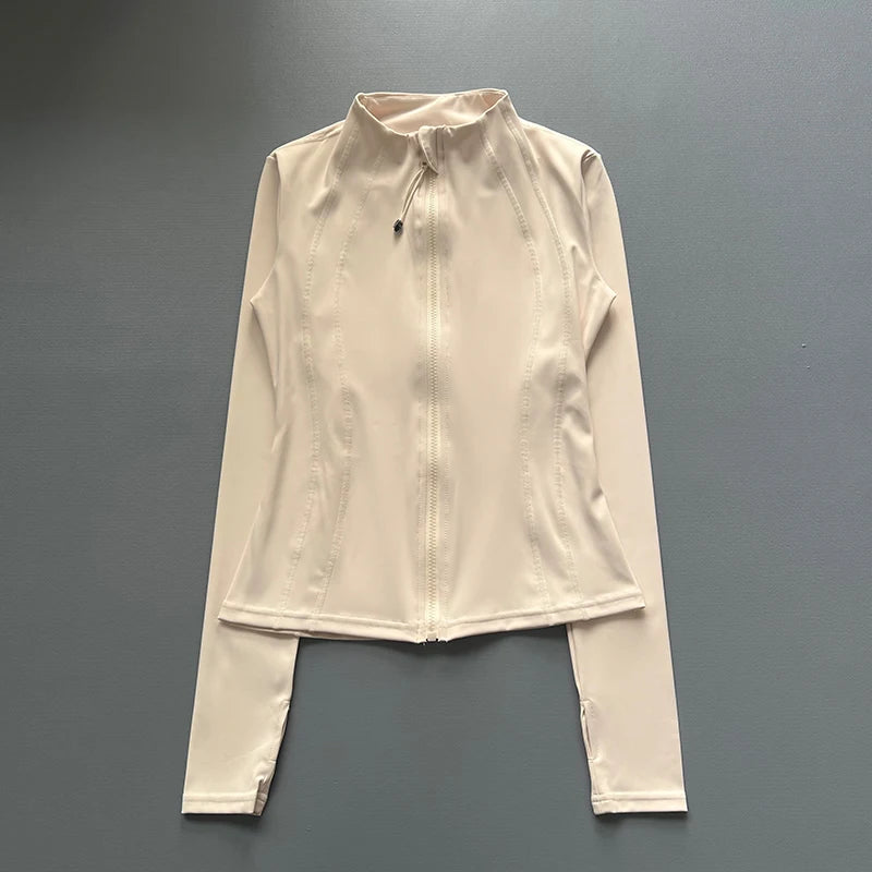 Windproof Fitted Yoga Jacket