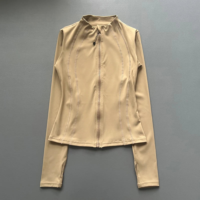 Windproof Fitted Yoga Jacket