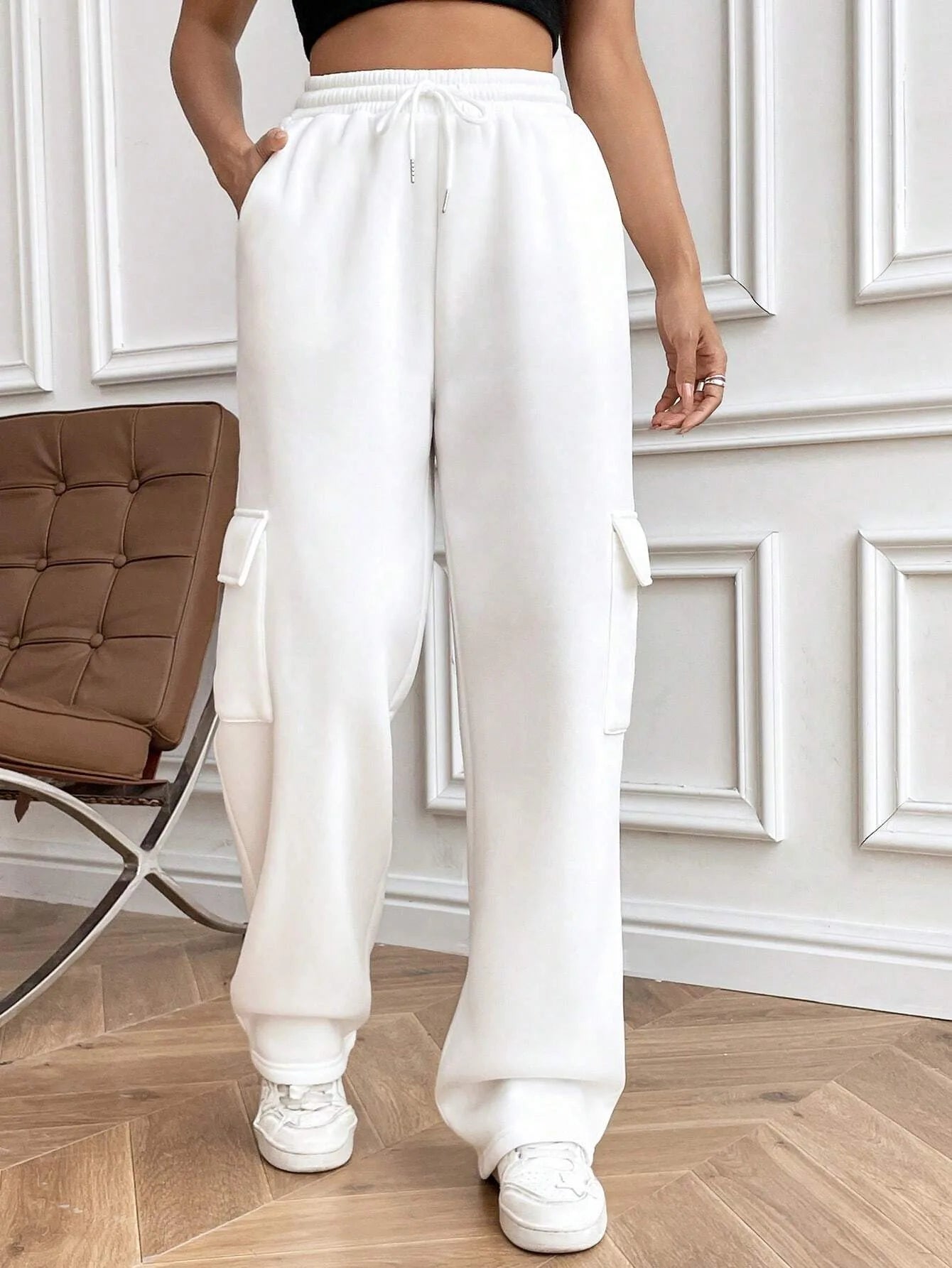 Straight Leg Casual Pants