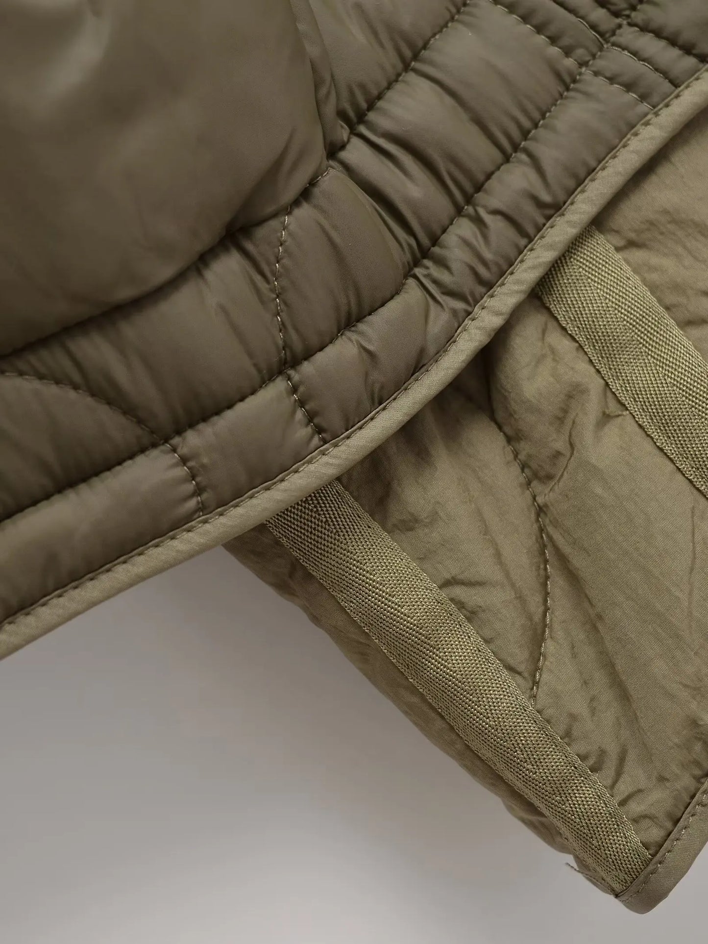 European and American zipper cotton jacket